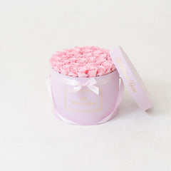 Large Suede Round Box