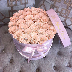 Large Suede Round Box