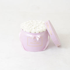 Large Suede Round Box