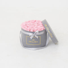 Large Suede Round Box