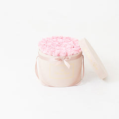 Large Suede Round Box