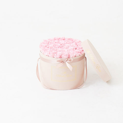 Large Suede Round Box