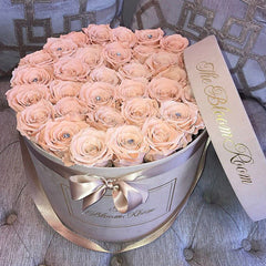 Large Suede Round Box