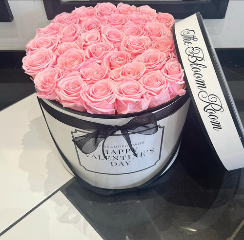 Large Personalised Round Box