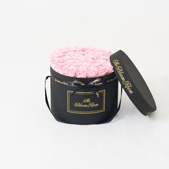 Large Black Round Box