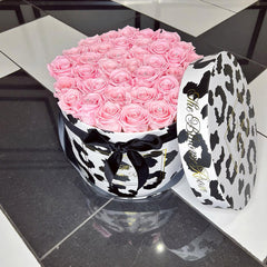 Large Leopard Round Box