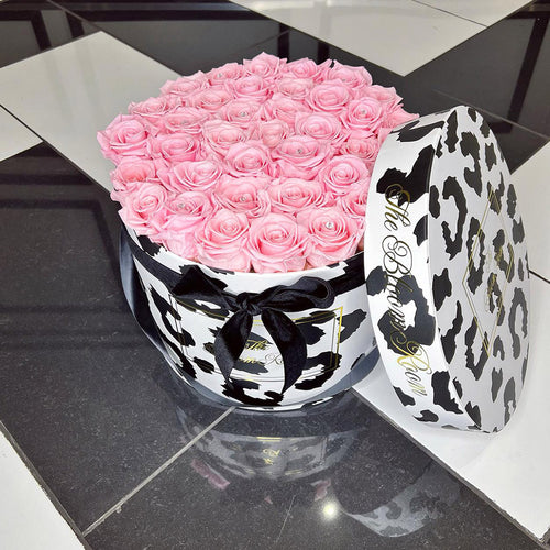 Large Leopard Round Box