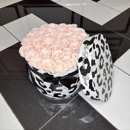 Large Leopard Round Box