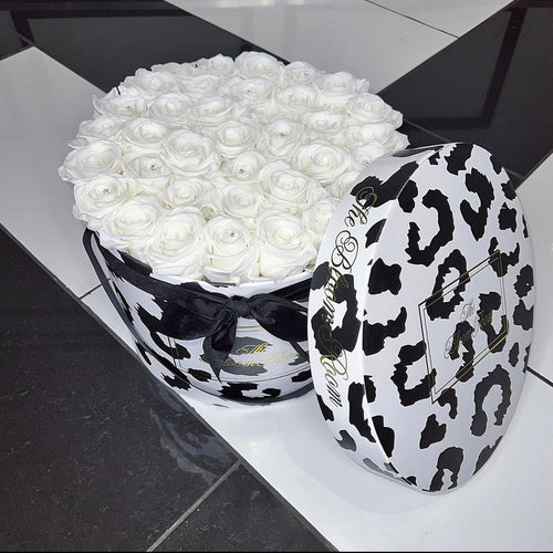 Large Leopard Round Box