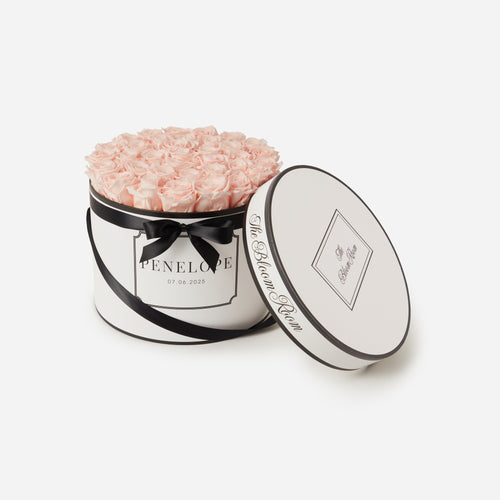 Large Personalised Round Box