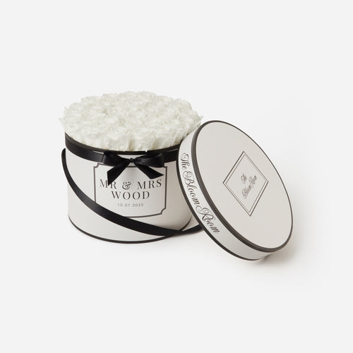 Large Personalised Round Box